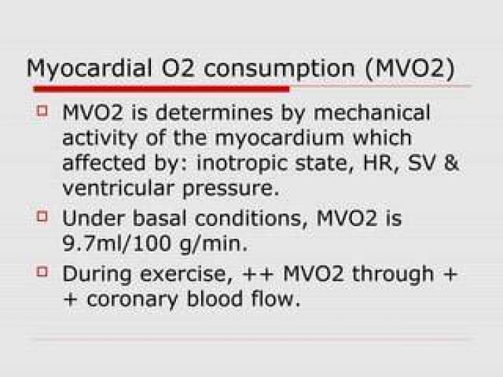 What is a normal MVO2