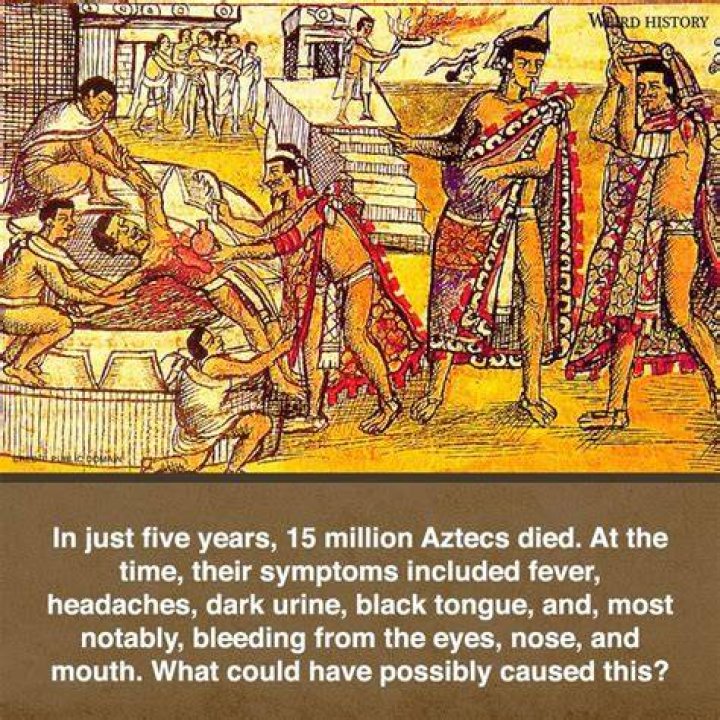What wiped out Aztecs